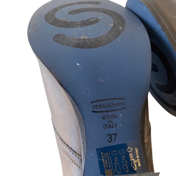 CORDANI ITALIAN LEATHER LACE-UP BROWN BOOTIES - Picture 5 of 15